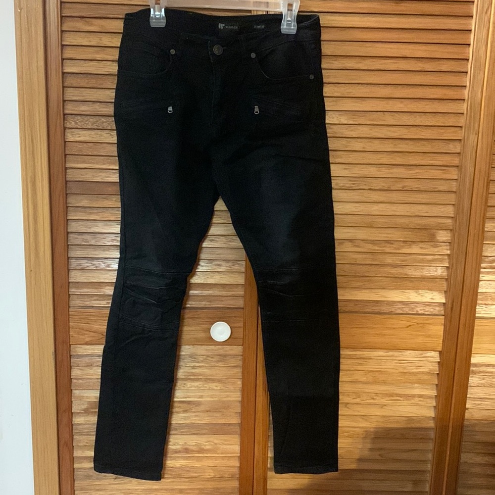 Waimea black skinny fit denim jeans (32/32)